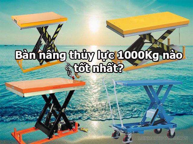 bàn nâng thủy lực 1000kg