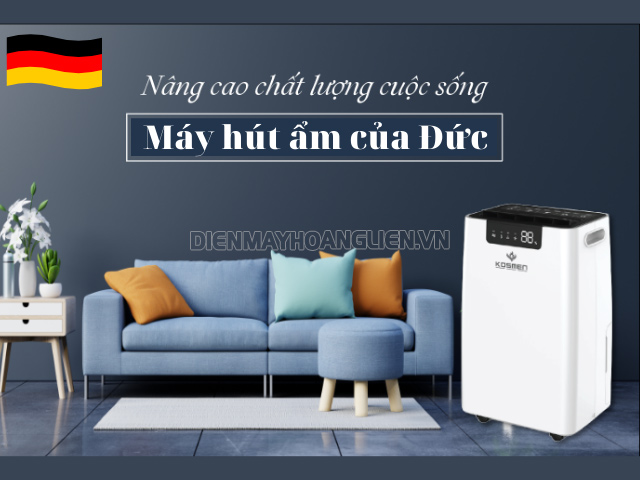 máy hút ẩm Đức có thiết kế trang nhã hiện đại