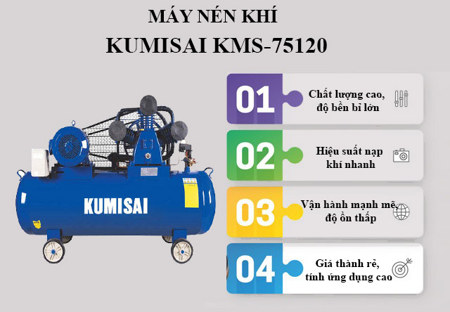 máy nén khí Kumisai KMS-75120