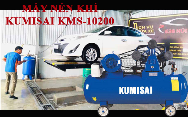 máy nén khí Kumisai KMS-10200 tiết kiệm
