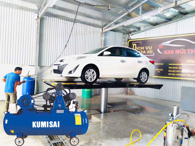 Kumisai KMS-75300 được sử dụng tại nhiều tiệm phun rửa