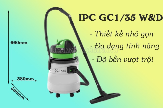 máy hút bụi khô ướt IPC GC1/35 W&D