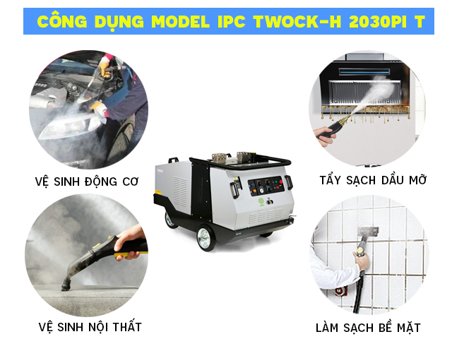 Máy rửa xe nước nóng TWOCK-H D2090PI T sẽ trở thành trợ thủ đắc lực của bạn trong nhiều lĩnh vực khác nhau