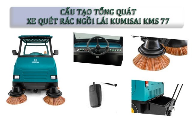 Tổng quan về xe quét rác hút bụi Kumisai KMS 77