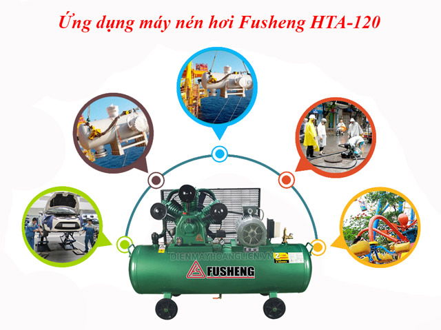 Máy được sử dụng chủ yếu trong các ngành công nghiệp nặng
