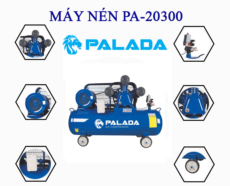 Các bộ phận của máy khí nén PA-20300