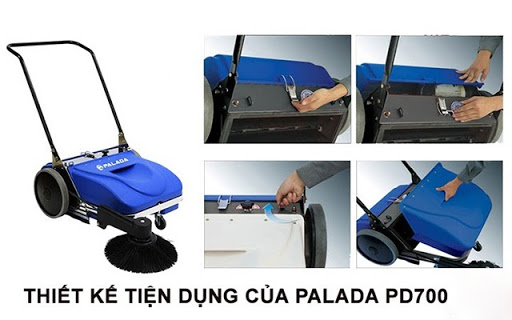 máy quét rác đẩy tay Palada PD700