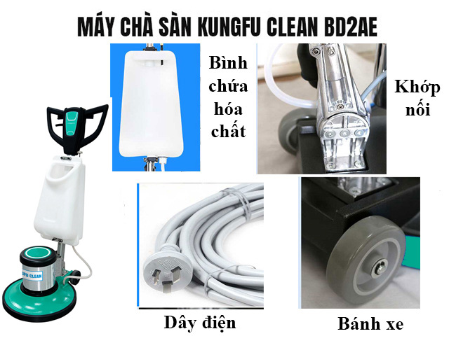 Cấu tạo máy Kungfu Clean BD2AE