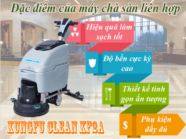 máy chà sàn công nghiệp Kungfu Clean KF2A