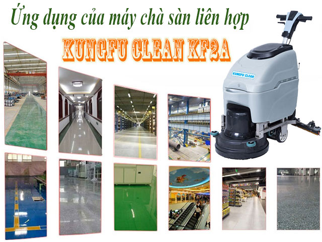 máy chà sàn liên hợp Kungfu Clean KF2A giá rẻ