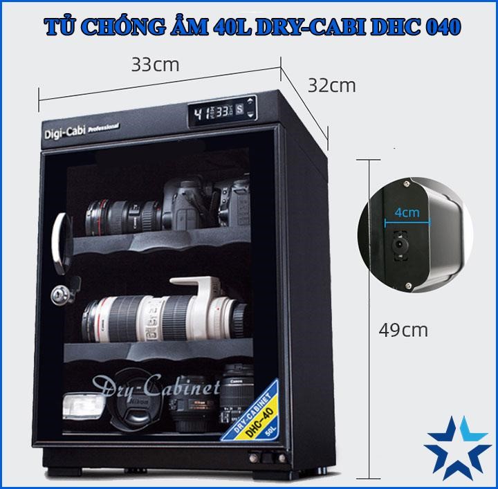 Tủ chống ẩm máy ảnh 40l Dry Cabi DHC040