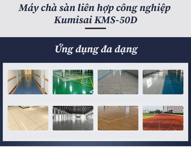 Kumisai KMS – 50D được ứng dụng trong nhiều không gian khác nhau