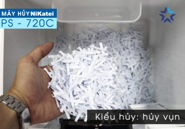Máy hủy giấy vụn nên có độ bảo mật thông tin cao