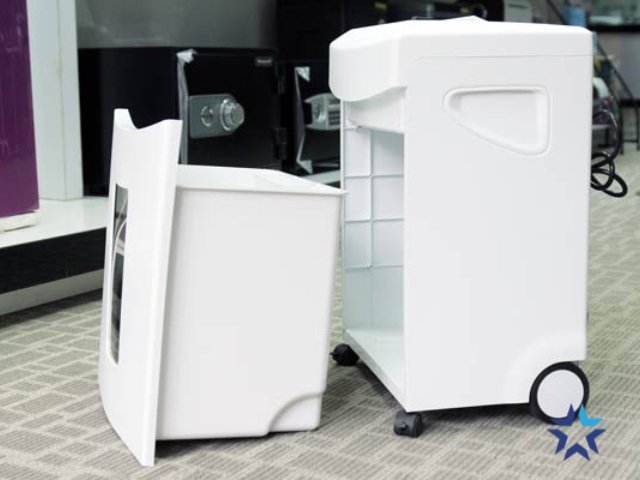 Thùng chứa giấy lớn, hệ thống bánh xe tiện dụng