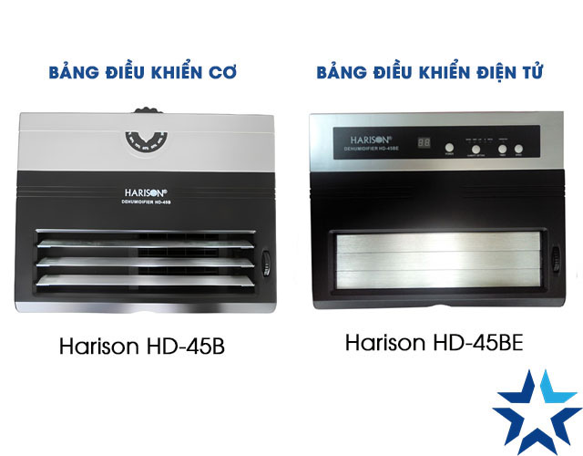 Sự khác nhau về bảng điều khiển của 2 model Harison HD-45BE và Harison HD-45B