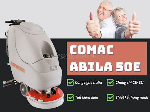 Đánh giá model lau sàn tự động Comac Abila 50E