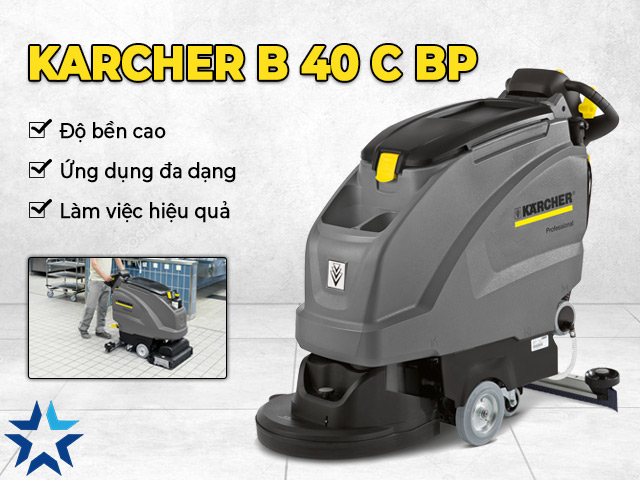 Karcher B 40 C Bp với nhiều ưu điểm thu hút khách hàng