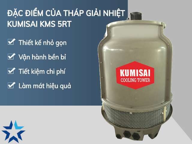 ưu điểm tháp giải nhiệt Kumisai KMS 5RT