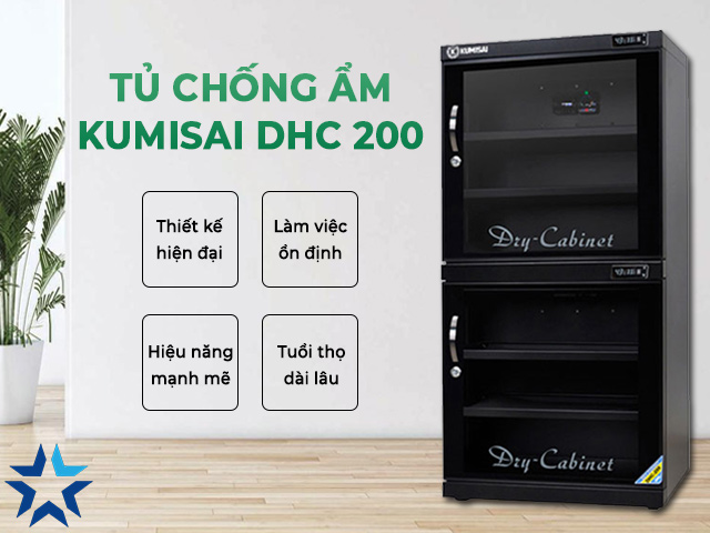 Đặc điểm nổi bật của tủ chống ẩm Kumisai DHC 200