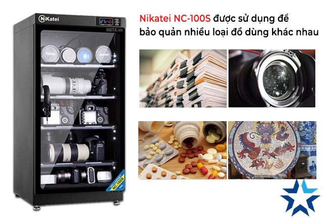 Ứng dụng tủ chống ẩm Nikatei NC-100S