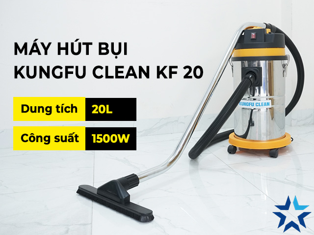 lưu ý khi sử dụng máy hút bụi công nghiệp loại nhỏ Kungfu Clean KF 20