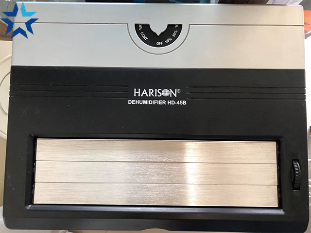 mặt bên máy hút ẩm Harison HD-45B