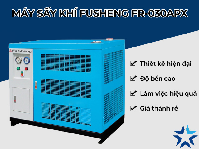 Tính năng nổi bật của máy sấy khí Fusheng FR-030APX