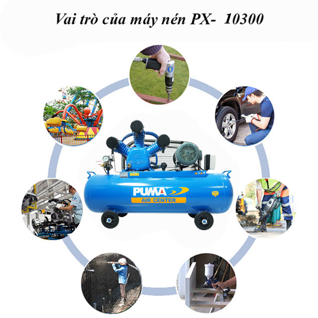 Ứng dụng máy bơm khí nén Puma PX-10300 (10HP) 