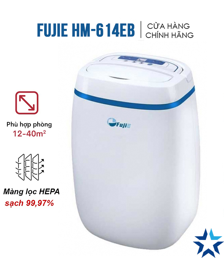 Máy hút ẩm dân dụng FujiE HM-614EB