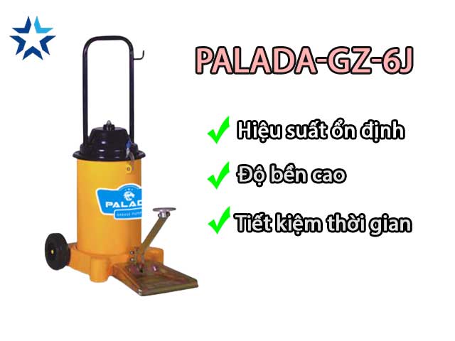  Ưu điểm nổi bật của máy bơm mỡ bằng chân Palada GZ-6J