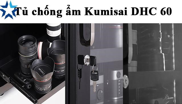 Tủ chống ẩm Kumisai DHC 060 thiết kế chắc chắn