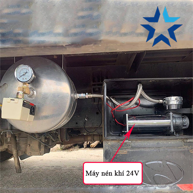 Máy nén khí 24V được sử dụng để độ kèn hơi xe ô tô tải
