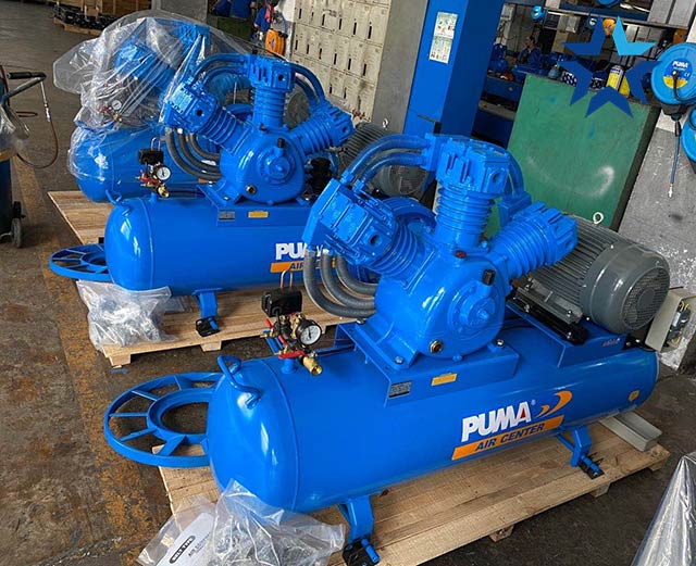 Máy nén khí chính hãng tại kho của Điện máy Hoàng Liên