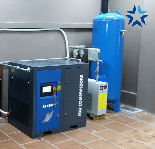 Máy nén khí trục vít được sử dụng ở nhiều nơi